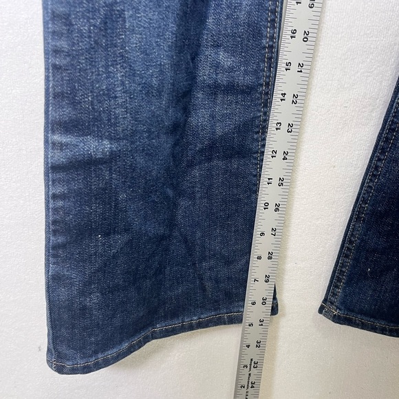 Maurices Curvy Bootcut Jeans Womens 5/6 blue Denim Stretch Cute Pants 2067 - Picture 6 of 10